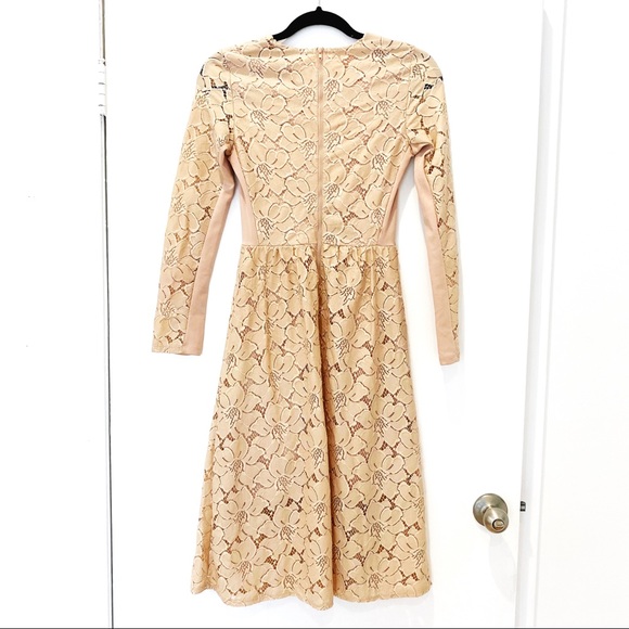 Blush pink floral lace H&M dress - Picture 2 of 7